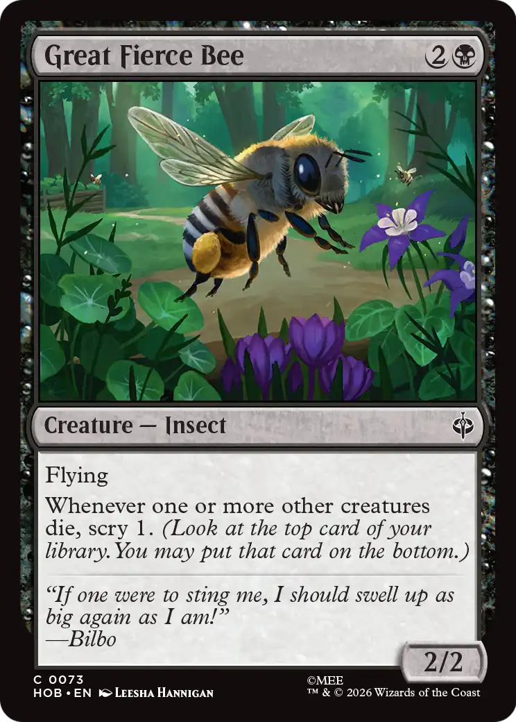 Great Fierce Bee [The Hobbit] | Empire Gaming NC