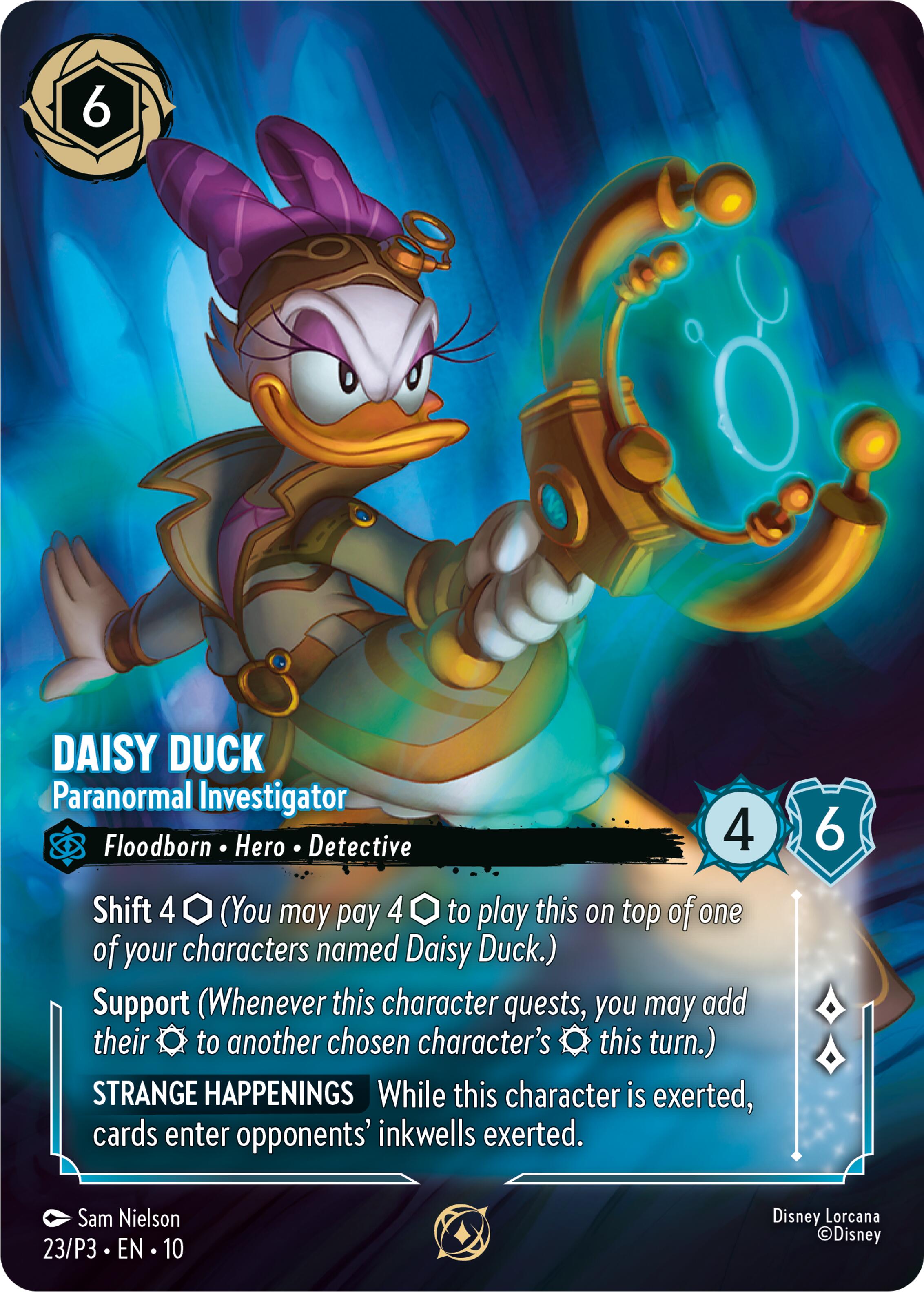 Daisy Duck - Paranormal Investigator (Store Championship Participant) (23) [Promo Cards] | Empire Gaming NC