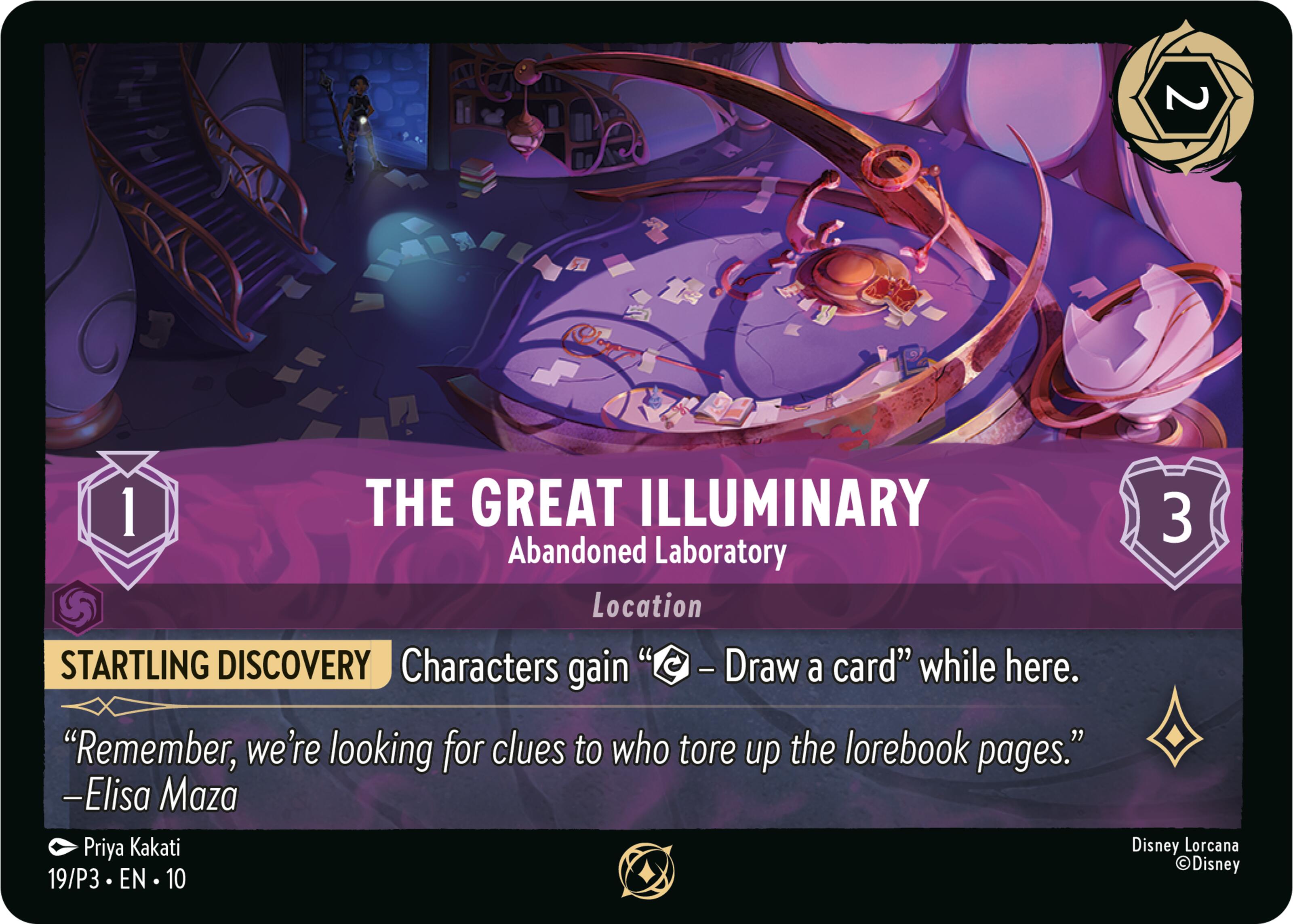 The Great Illuminary - Abandoned Laboratory (19) [Promo Cards] | Empire Gaming NC