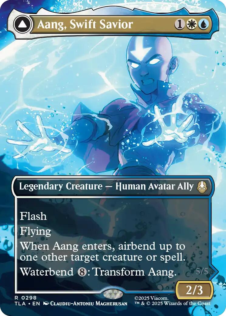 Aang, Swift Savior (298) (Borderless) [Avatar: The Last Airbender] | Empire Gaming NC