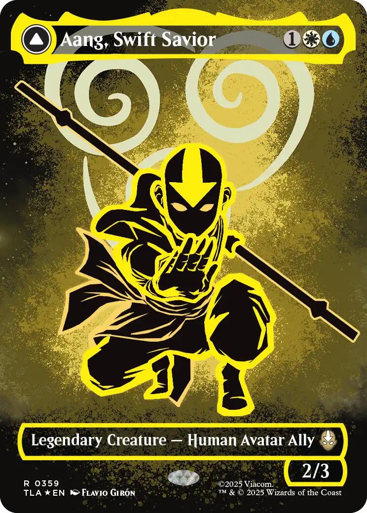 Aang, Swift Savior (359) (Borderless) [Avatar: The Last Airbender] | Empire Gaming NC