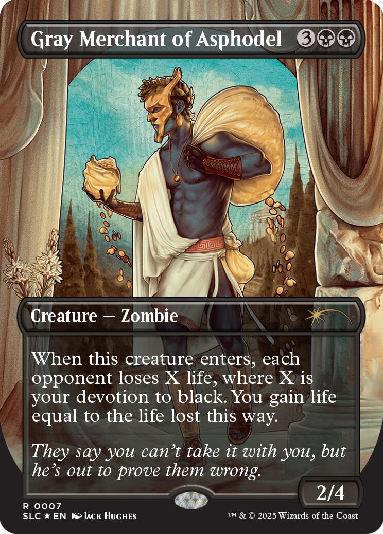 Gray Merchant of Asphodel (Halo Foil) [Secret Lair Countdown Kit] | Empire Gaming NC