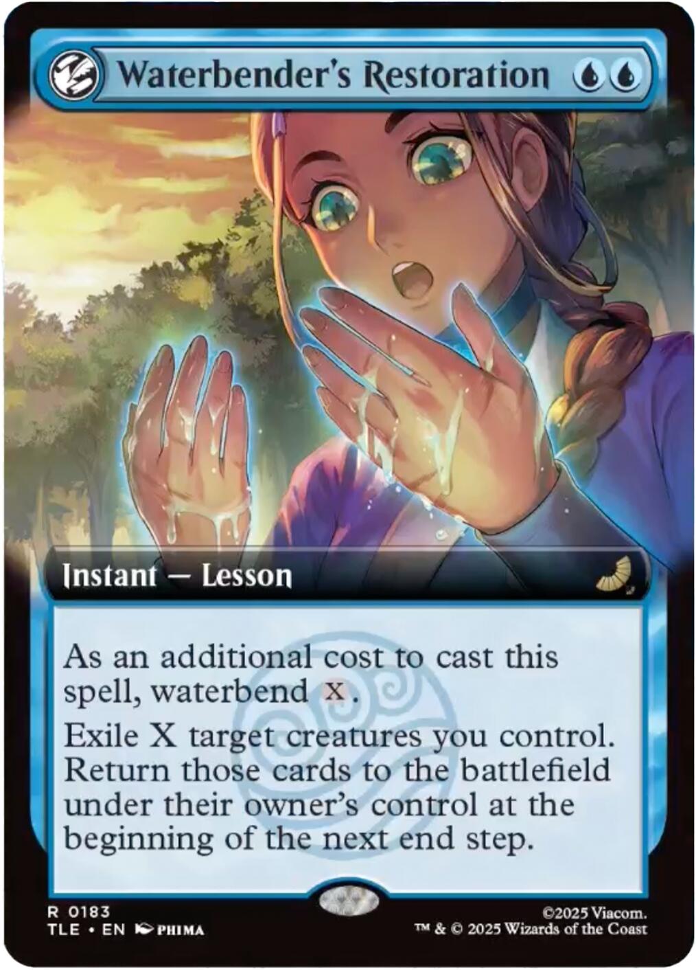 Waterbender's Restoration (Extended Art) [Avatar: The Last Airbender: Eternal-Legal] | Empire Gaming NC