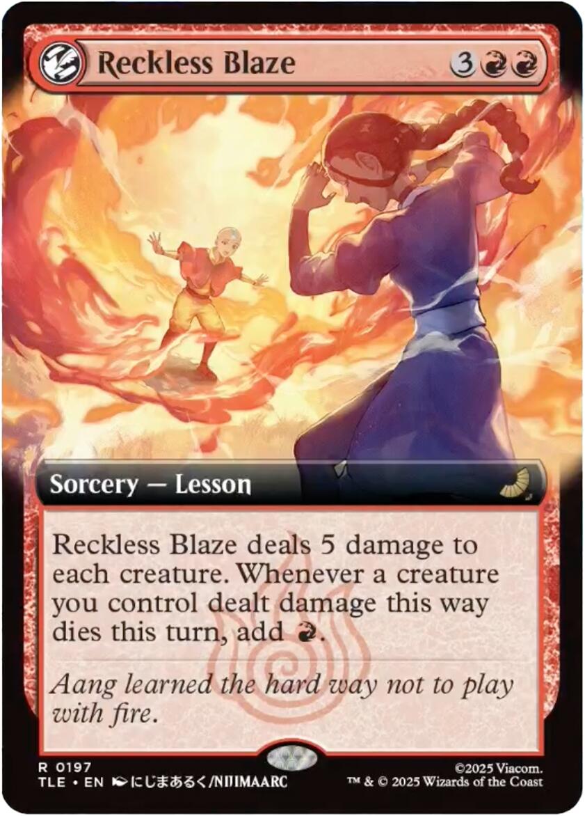 Reckless Blaze (Extended Art) [Avatar: The Last Airbender: Eternal-Legal] | Empire Gaming NC