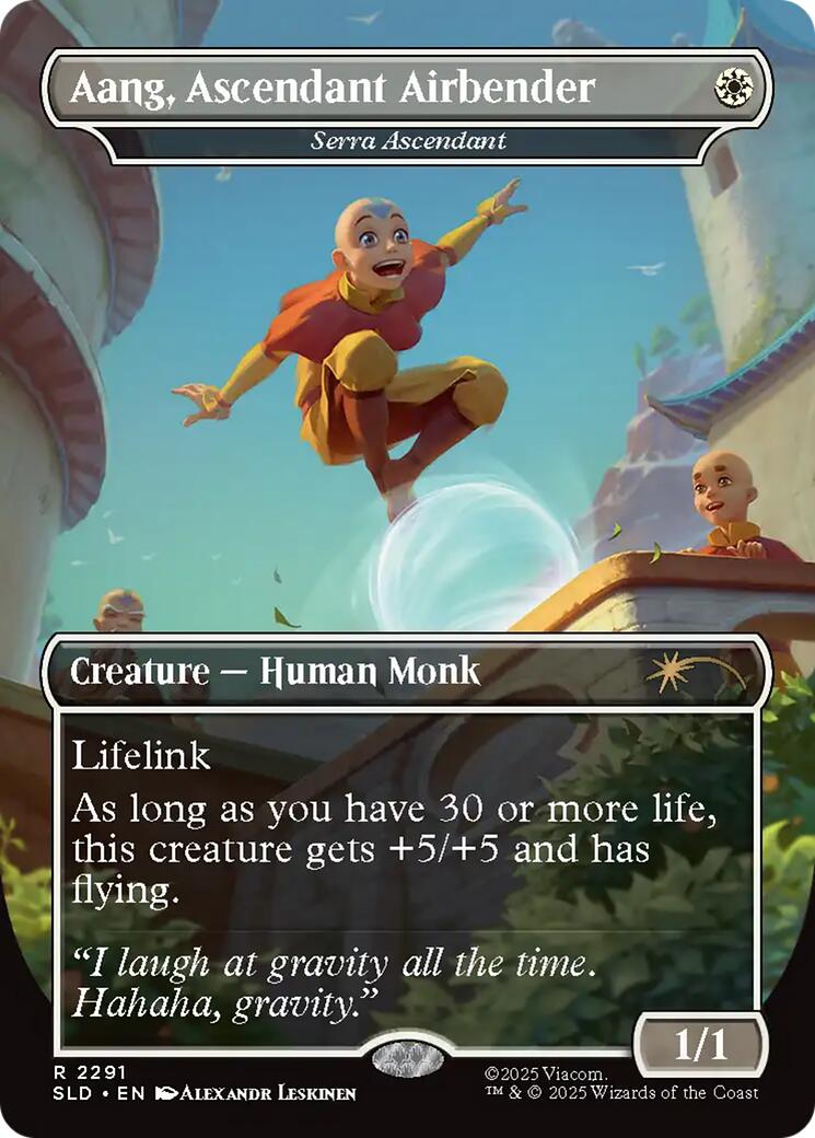 Aang, Ascendant Airbender - Serra Ascendant [Secret Lair Drop Series] | Empire Gaming NC