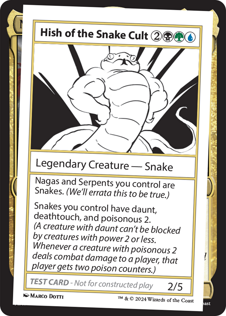 Hish of the Snake Cult [Mystery Booster 2 Playtest Cards] | Empire Gaming NC