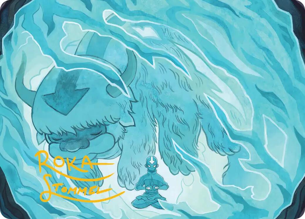 Aang's Iceberg 2 Art Card (Gold-Stamped Signature) [Avatar: The Last Airbender Art Series] | Empire Gaming NC