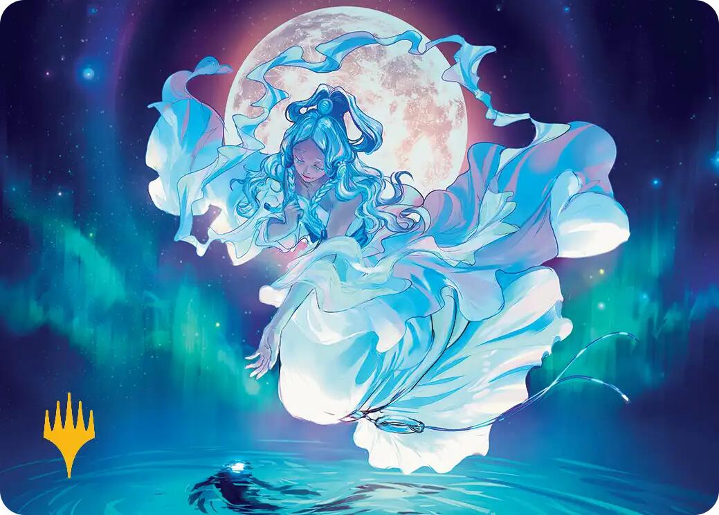 Yue, the Moon Spirit Art Card (Gold-Stamped Planeswalker Symbol) [Avatar: The Last Airbender Art Series] | Empire Gaming NC