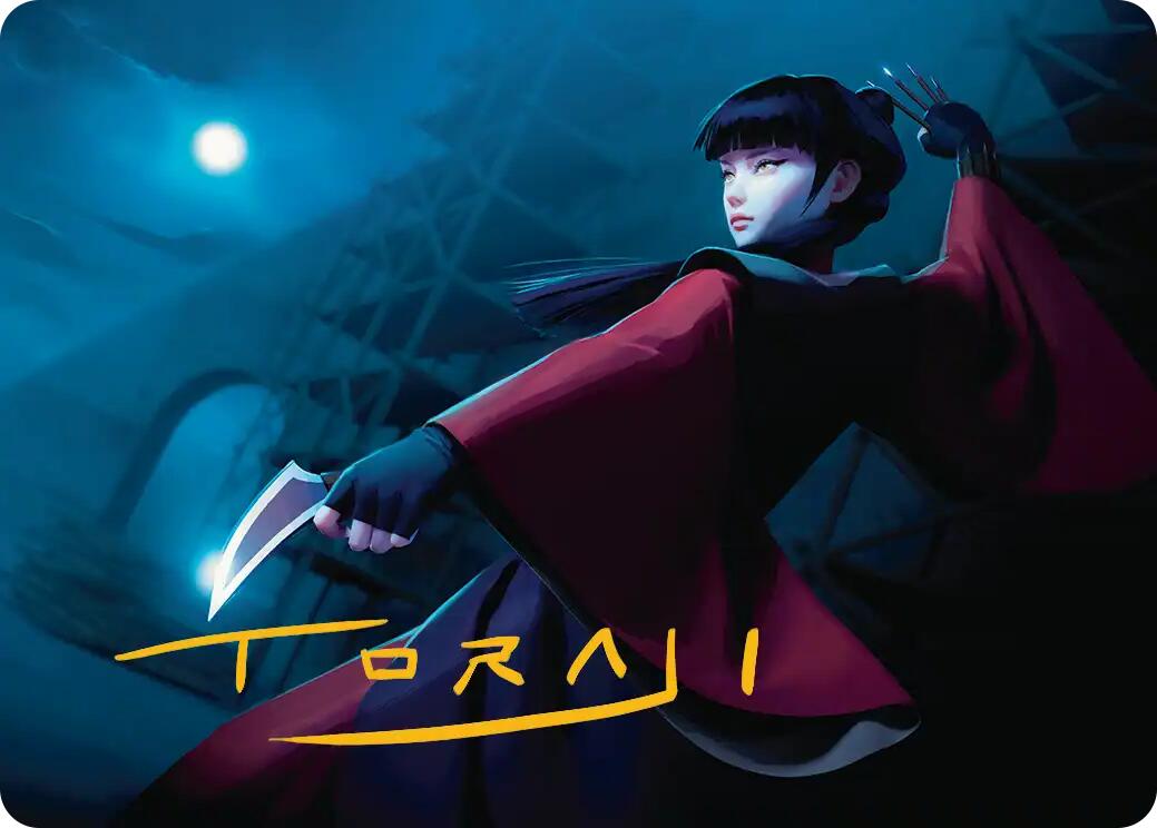 Mai, Jaded Edge Art Card (Gold-Stamped Signature) [Avatar: The Last Airbender Art Series] | Empire Gaming NC