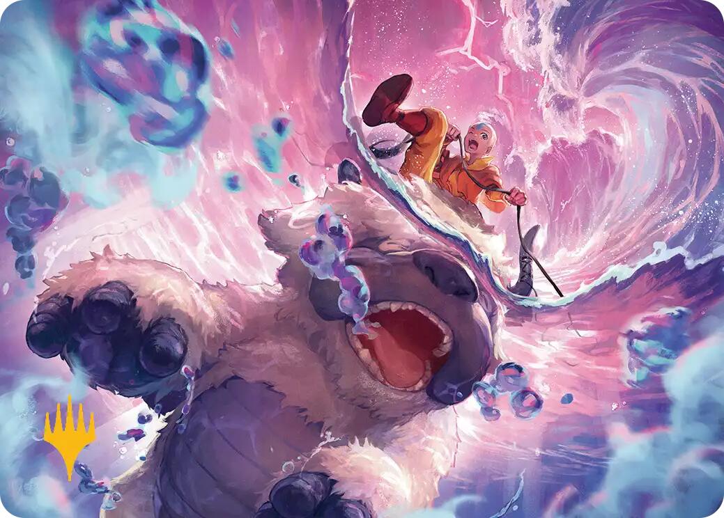 Storm of Memories Art Card (Gold-Stamped Planeswalker Symbol) [Avatar: The Last Airbender Art Series] | Empire Gaming NC