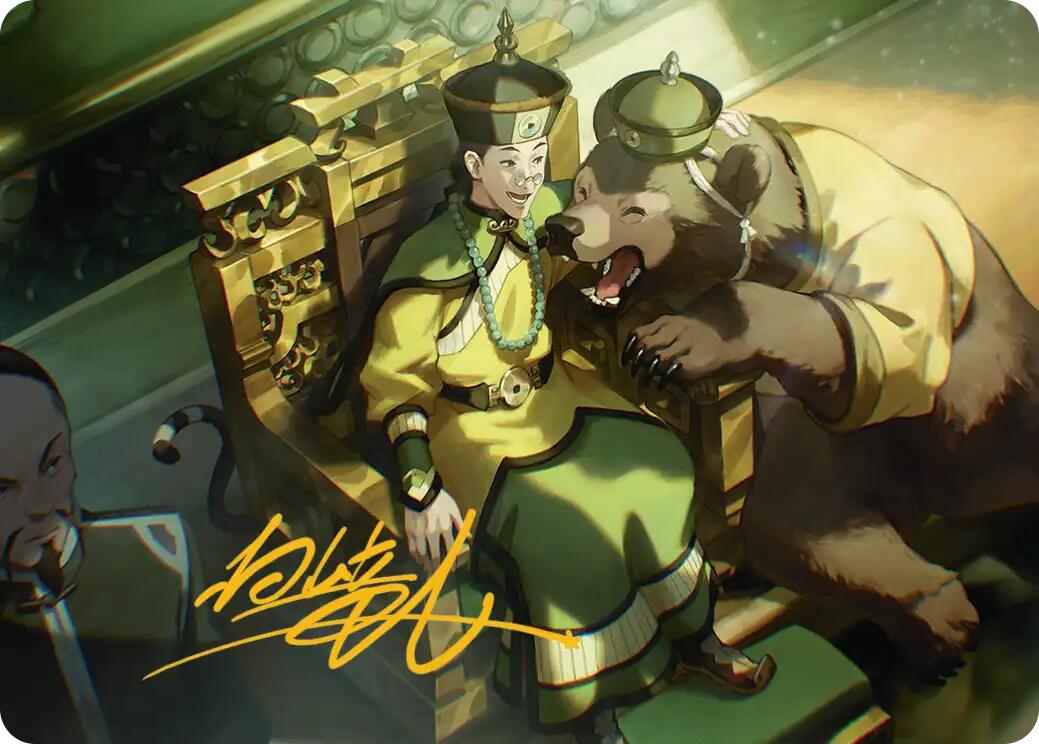 The Earth King Art Card (Gold-Stamped Signature) [Avatar: The Last Airbender Art Series] | Empire Gaming NC