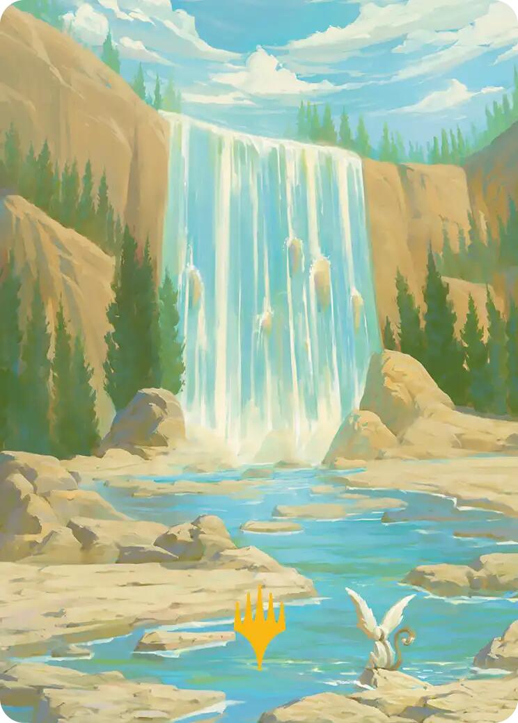 Island Art Card (Gold-Stamped Signature) [Avatar: The Last Airbender Art Series] | Empire Gaming NC