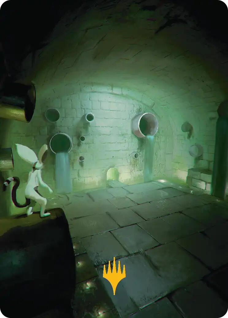 Swamp Art Card (Gold-Stamped Planeswalker Symbol) [Avatar: The Last Airbender Art Series] | Empire Gaming NC