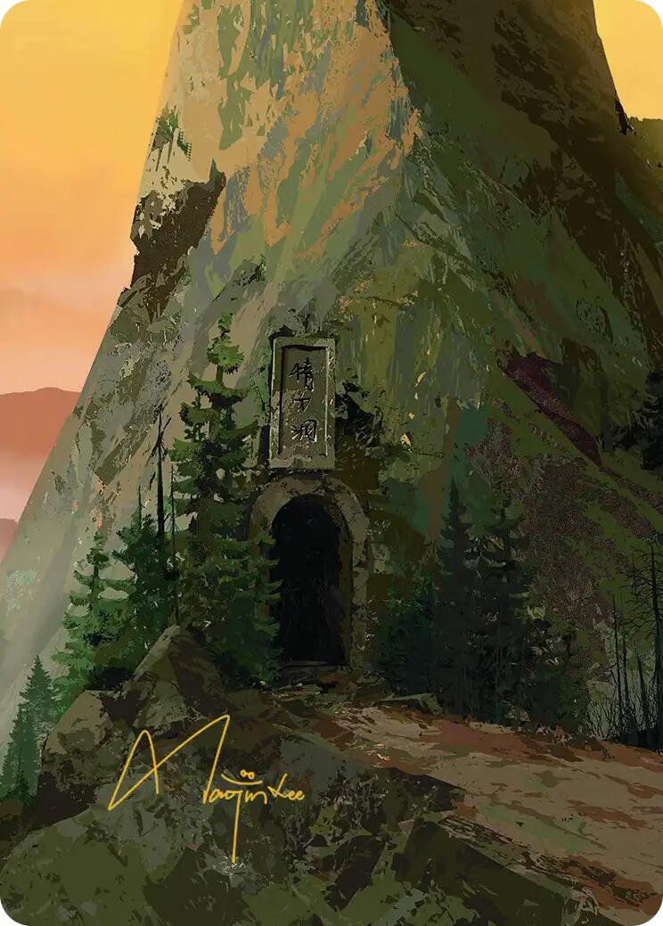 Mountain Art Card (Gold-Stamped Signature) [Avatar: The Last Airbender Art Series] | Empire Gaming NC