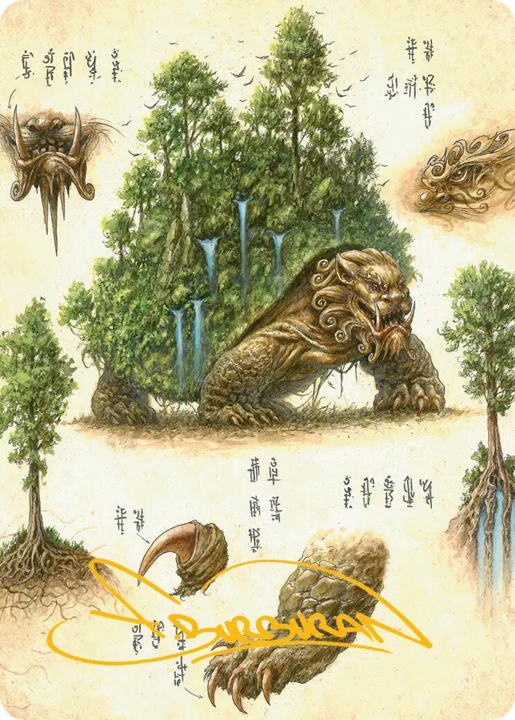 The Lion-Turtle Art Card (Gold-Stamped Signature) [Avatar: The Last Airbender Art Series] | Empire Gaming NC