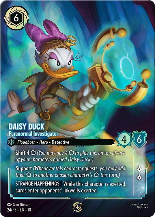 Daisy Duck - Paranormal Investigator (Store Championship) (24) [Promo Cards] | Empire Gaming NC