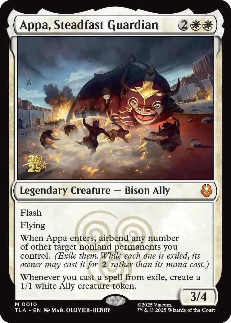 Appa, Steadfast Guardian [Avatar: The Last Airbender Prerelease Cards] | Empire Gaming NC