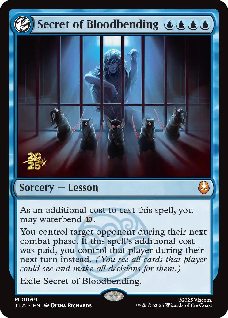 Secret of Bloodbending [Avatar: The Last Airbender Prerelease Cards] | Empire Gaming NC