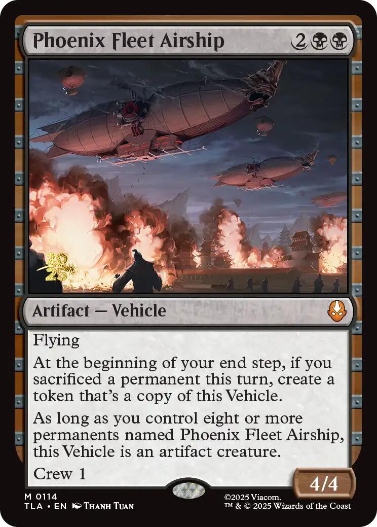 Phoenix Fleet Airship [Avatar: The Last Airbender Prerelease Cards] | Empire Gaming NC