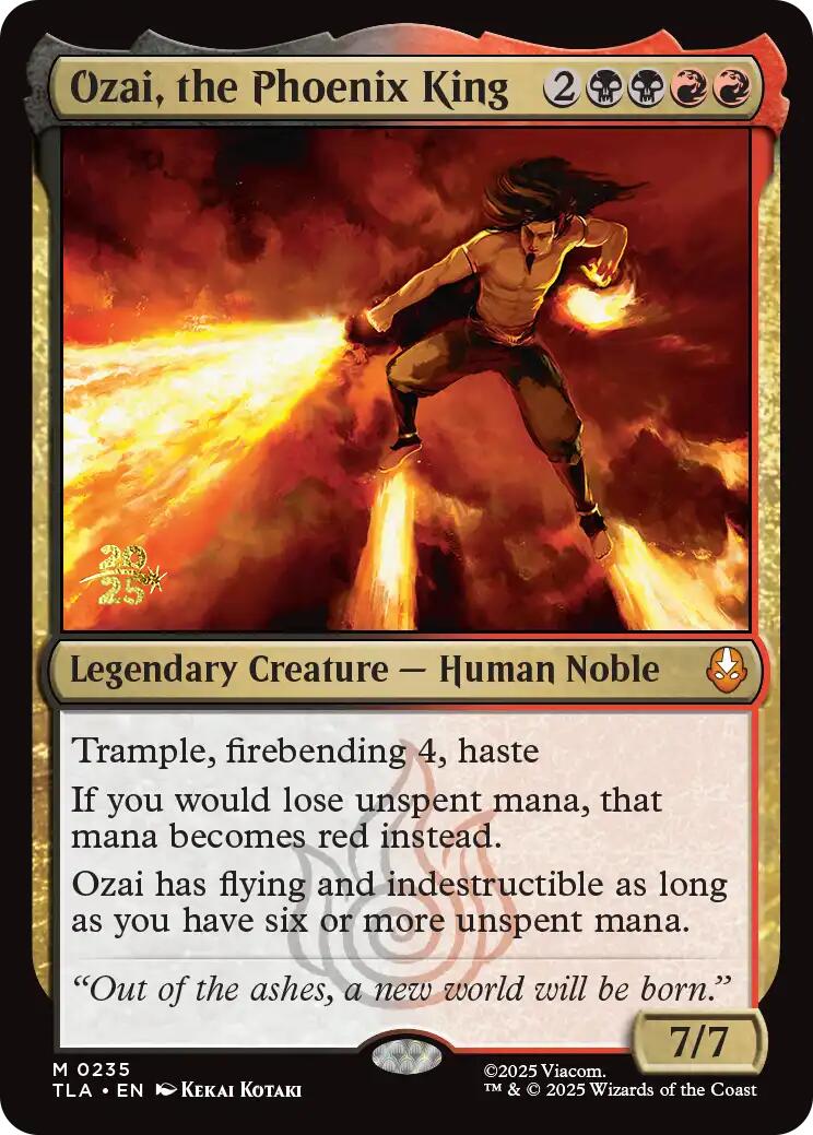 Ozai, the Phoenix King [Avatar: The Last Airbender Prerelease Cards] | Empire Gaming NC