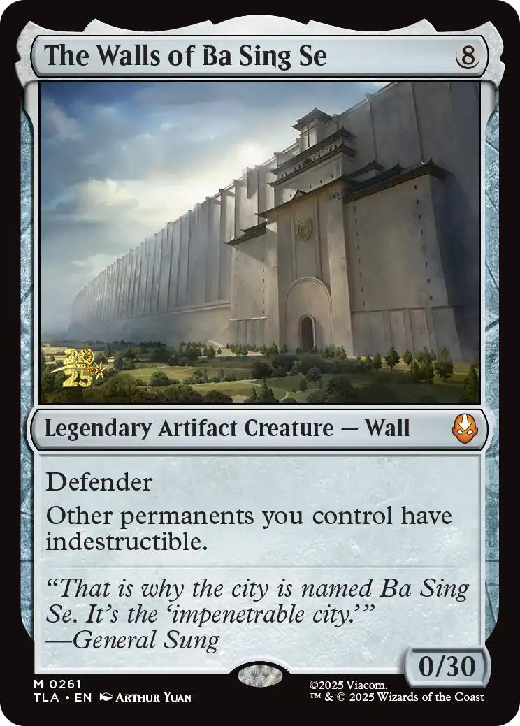 The Walls of Ba Sing Se [Avatar: The Last Airbender Prerelease Cards] | Empire Gaming NC