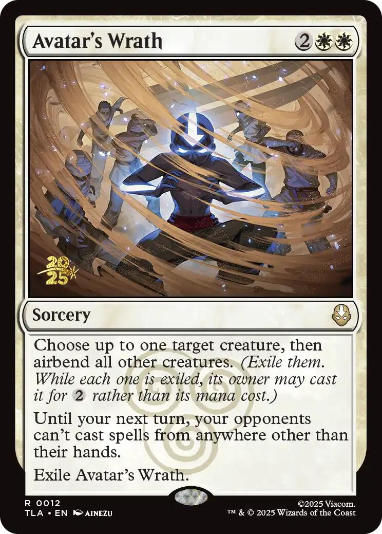 Avatar's Wrath [Avatar: The Last Airbender Prerelease Cards] | Empire Gaming NC