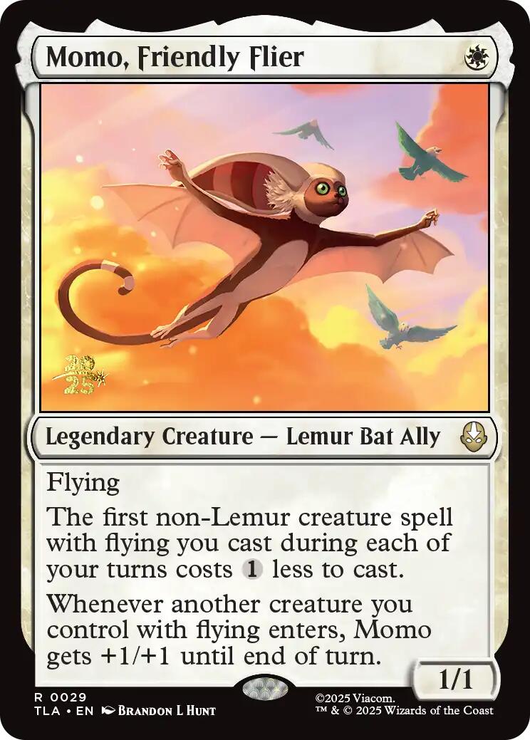 Momo, Friendly Flier [Avatar: The Last Airbender Prerelease Cards] | Empire Gaming NC