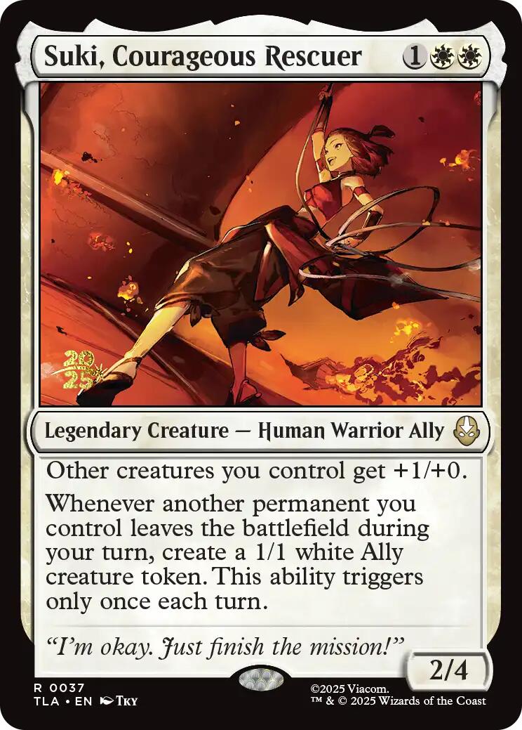 Suki, Courageous Rescuer [Avatar: The Last Airbender Prerelease Cards] | Empire Gaming NC