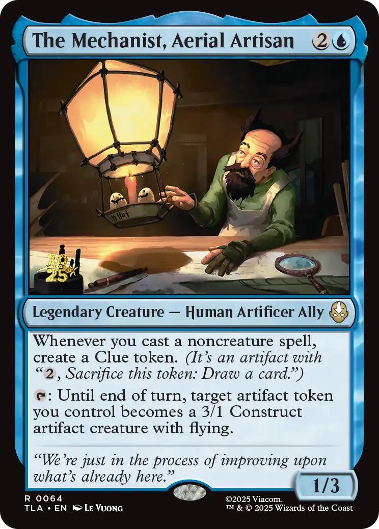 The Mechanist, Aerial Artisan [Avatar: The Last Airbender Prerelease Cards] | Empire Gaming NC