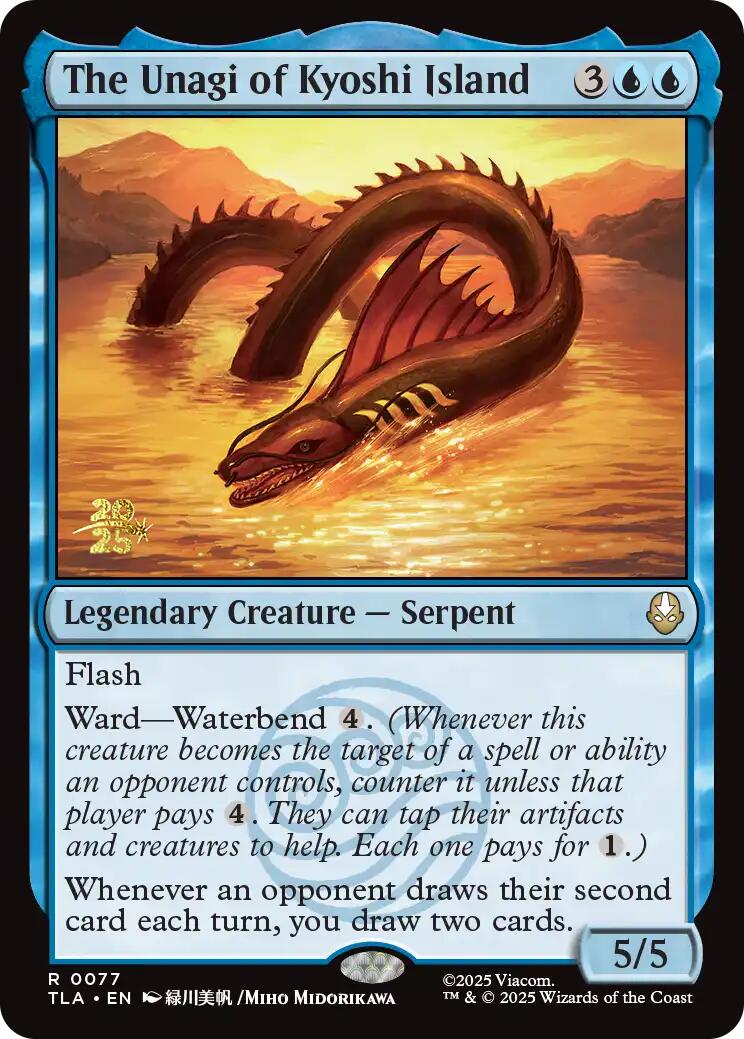 The Unagi of Kyoshi Island [Avatar: The Last Airbender Prerelease Cards] | Empire Gaming NC