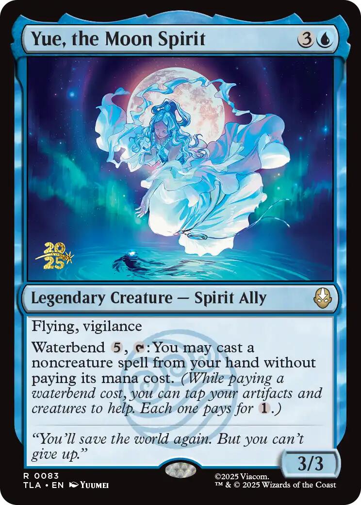 Yue, the Moon Spirit [Avatar: The Last Airbender Prerelease Cards] | Empire Gaming NC