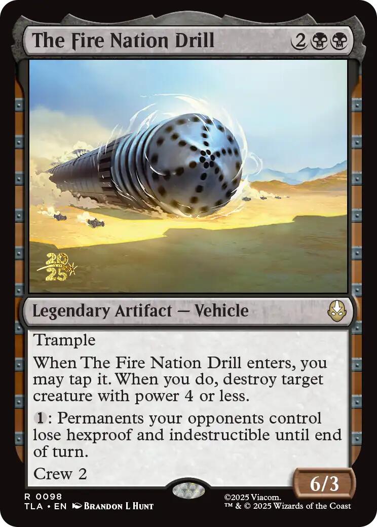 The Fire Nation Drill [Avatar: The Last Airbender Prerelease Cards] | Empire Gaming NC