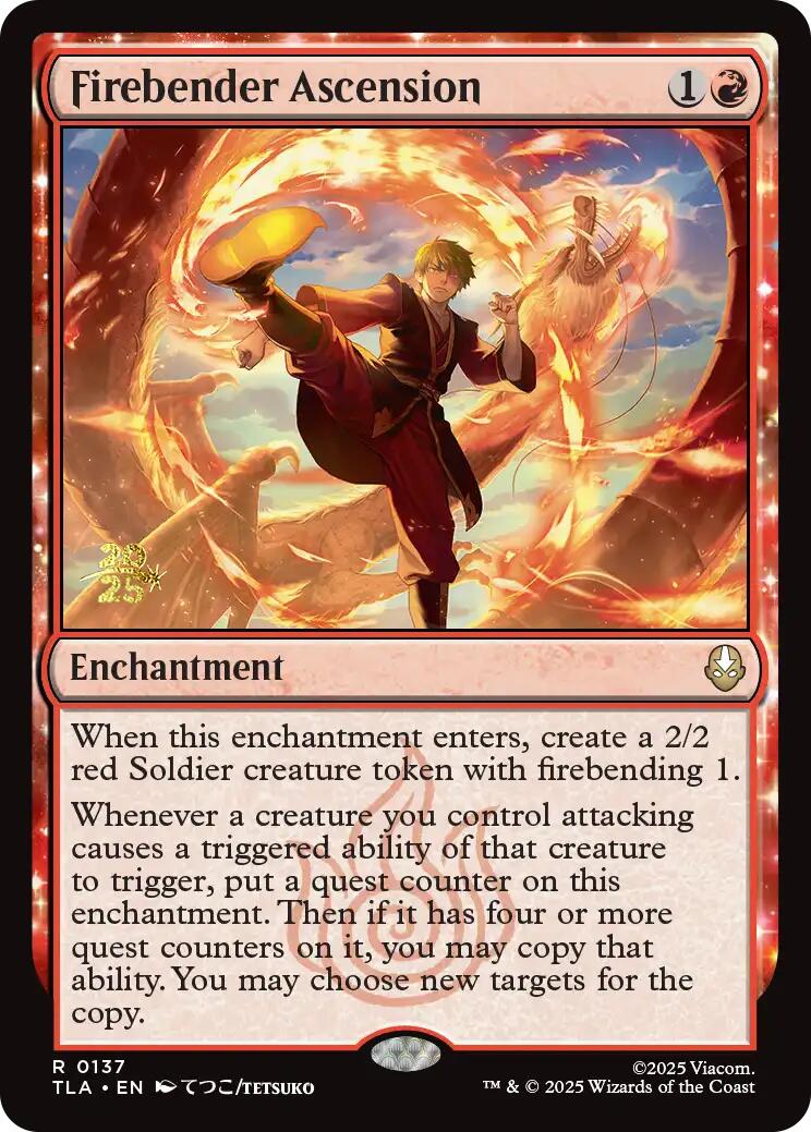 Firebender Ascension [Avatar: The Last Airbender Prerelease Cards] | Empire Gaming NC