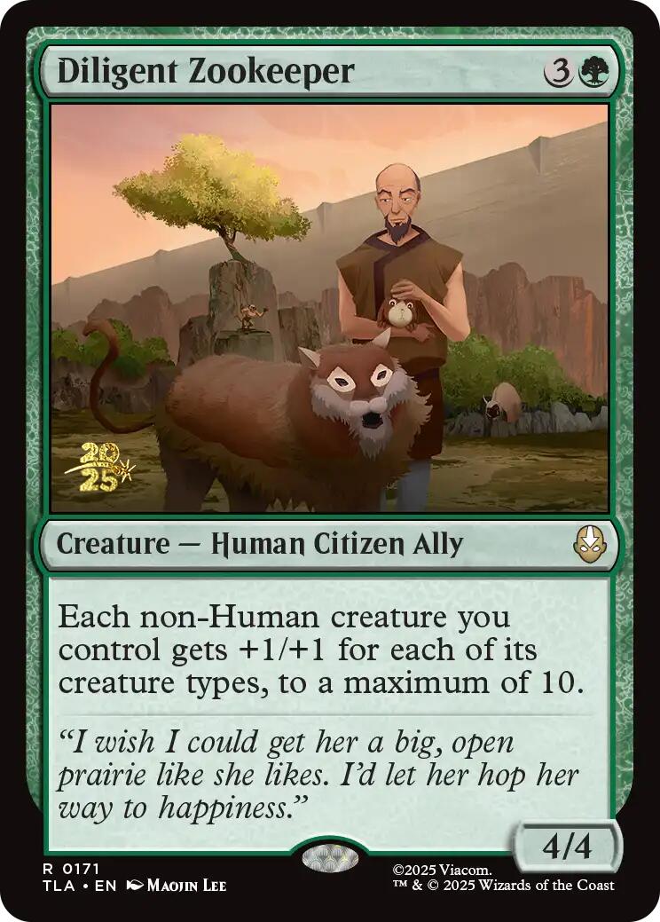 Diligent Zookeeper [Avatar: The Last Airbender Prerelease Cards] | Empire Gaming NC