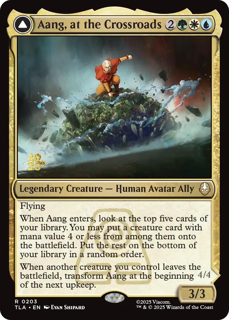 Aang, at the Crossroads [Avatar: The Last Airbender Prerelease Cards] | Empire Gaming NC