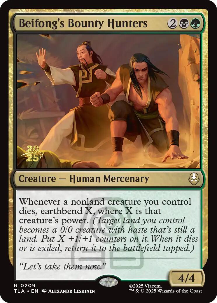 Beifong's Bounty Hunters [Avatar: The Last Airbender Prerelease Cards] | Empire Gaming NC