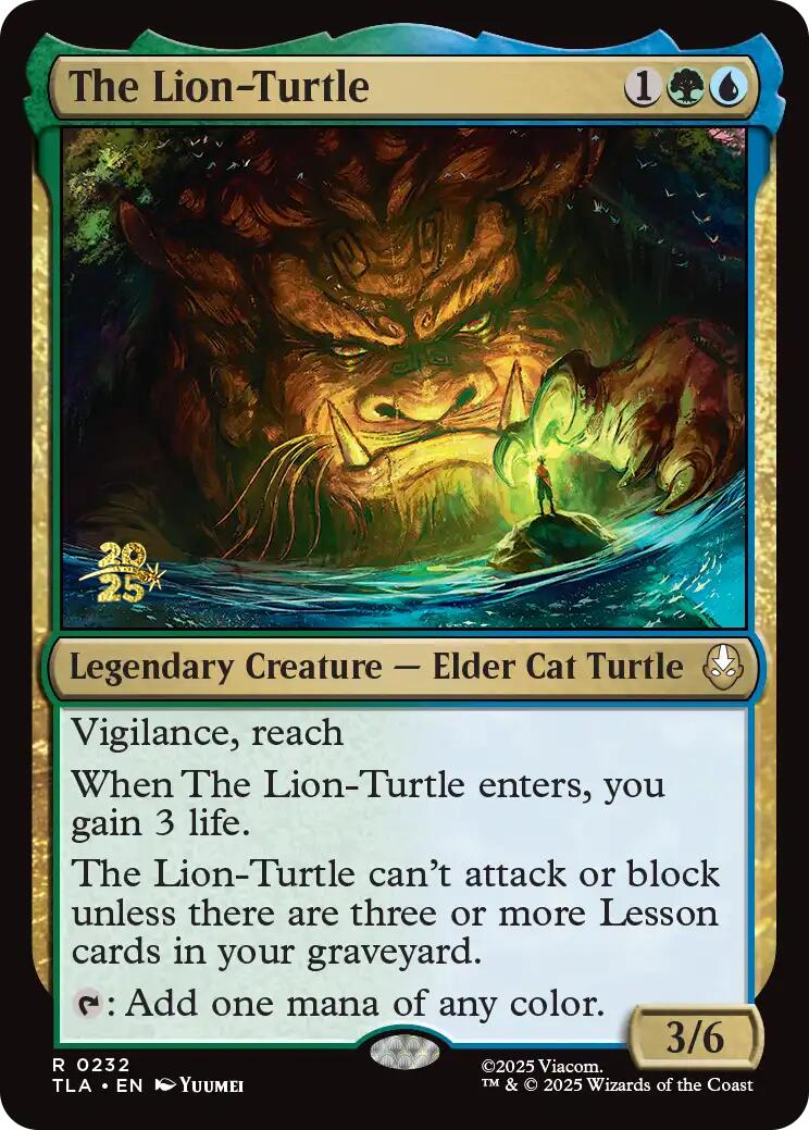 The Lion-Turtle [Avatar: The Last Airbender Prerelease Cards] | Empire Gaming NC