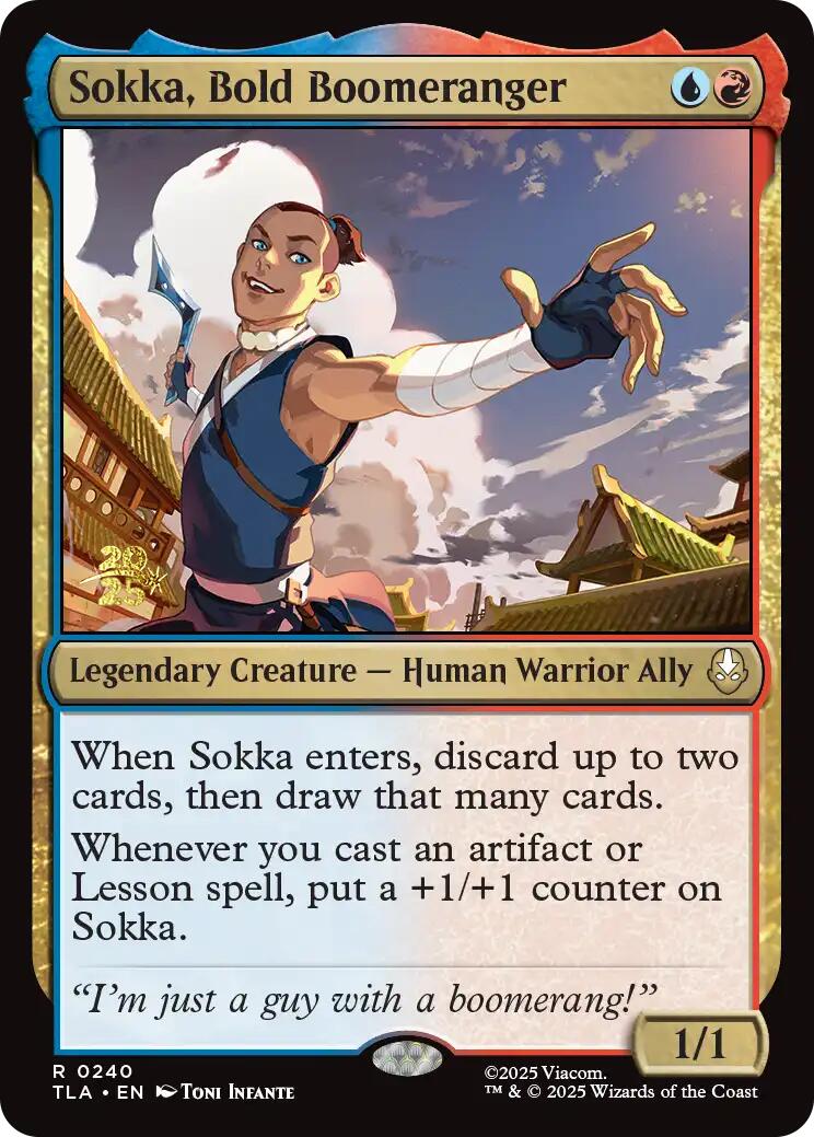 Sokka, Bold Boomeranger [Avatar: The Last Airbender Prerelease Cards] | Empire Gaming NC