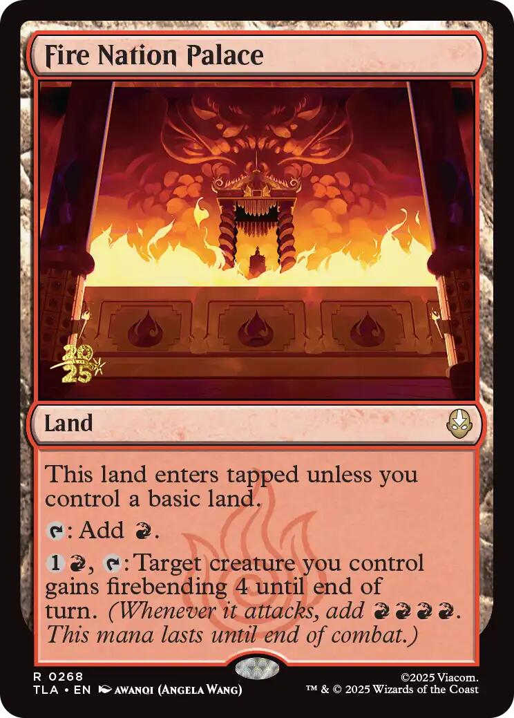 Fire Nation Palace [Avatar: The Last Airbender Prerelease Cards] | Empire Gaming NC