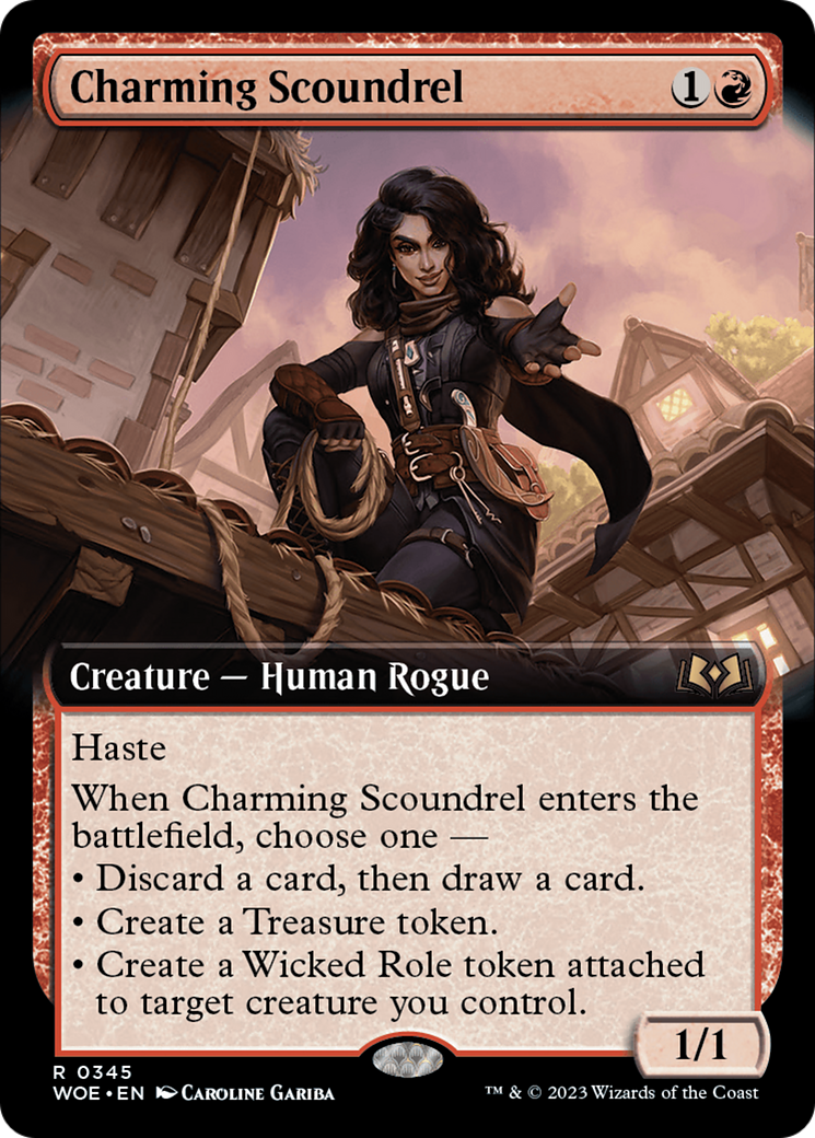 Charming Scoundrel (Extended Art) [Wilds of Eldraine] | Empire Gaming NC