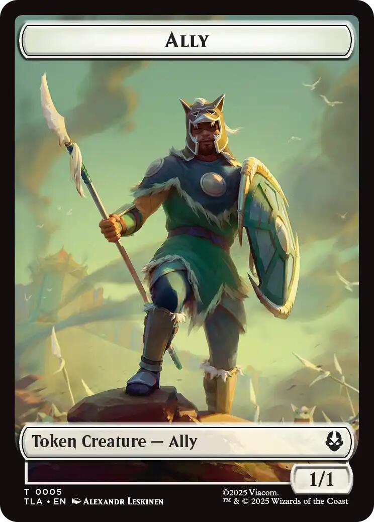 Ally (0005) // Clue (0014) Double-Sided Token [Avatar: The Last Airbender Tokens] | Empire Gaming NC