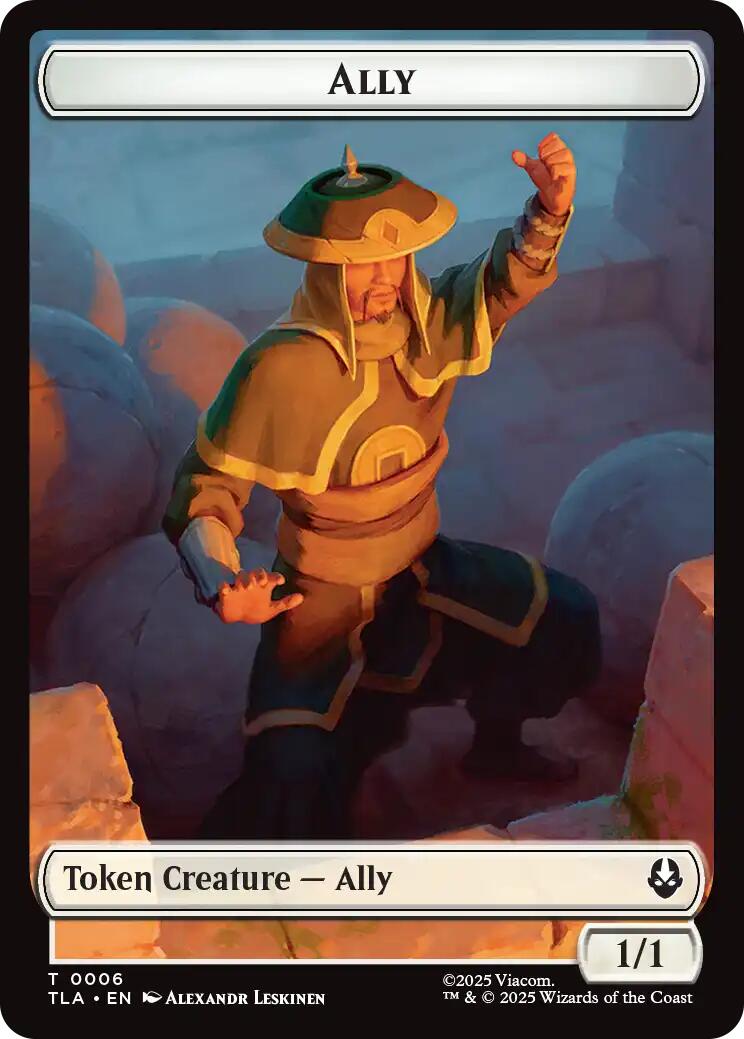 Ally (0006) // Clue (0017) Double-Sided Token [Avatar: The Last Airbender Tokens] | Empire Gaming NC