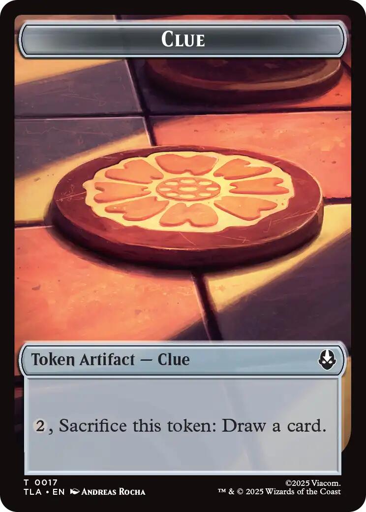 Ally (0006) // Clue (0017) Double-Sided Token [Avatar: The Last Airbender Tokens] | Empire Gaming NC