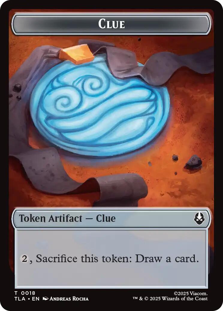 Ally (0007) // Clue (0018) Double-Sided Token [Avatar: The Last Airbender Tokens] | Empire Gaming NC