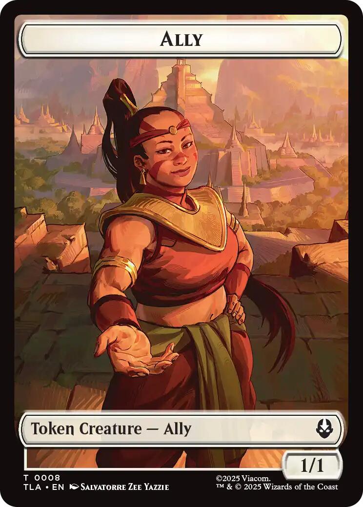 Ally (0008) // Clue (0016) Double-Sided Token [Avatar: The Last Airbender Tokens] | Empire Gaming NC