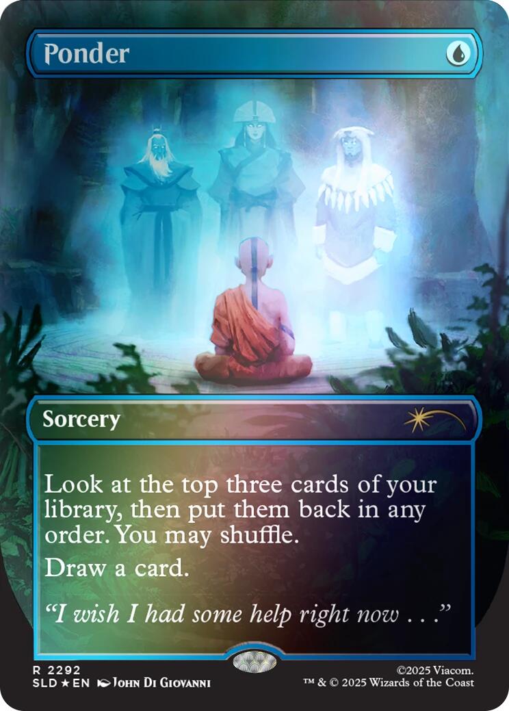 Ponder (2292) (Rainbow Foil) [Secret Lair Drop Series] | Empire Gaming NC