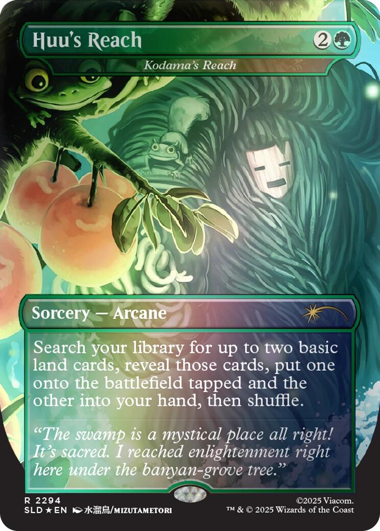 Huu's Reach - Kodama's Reach (Rainbow Foil) [Secret Lair Drop Series] | Empire Gaming NC