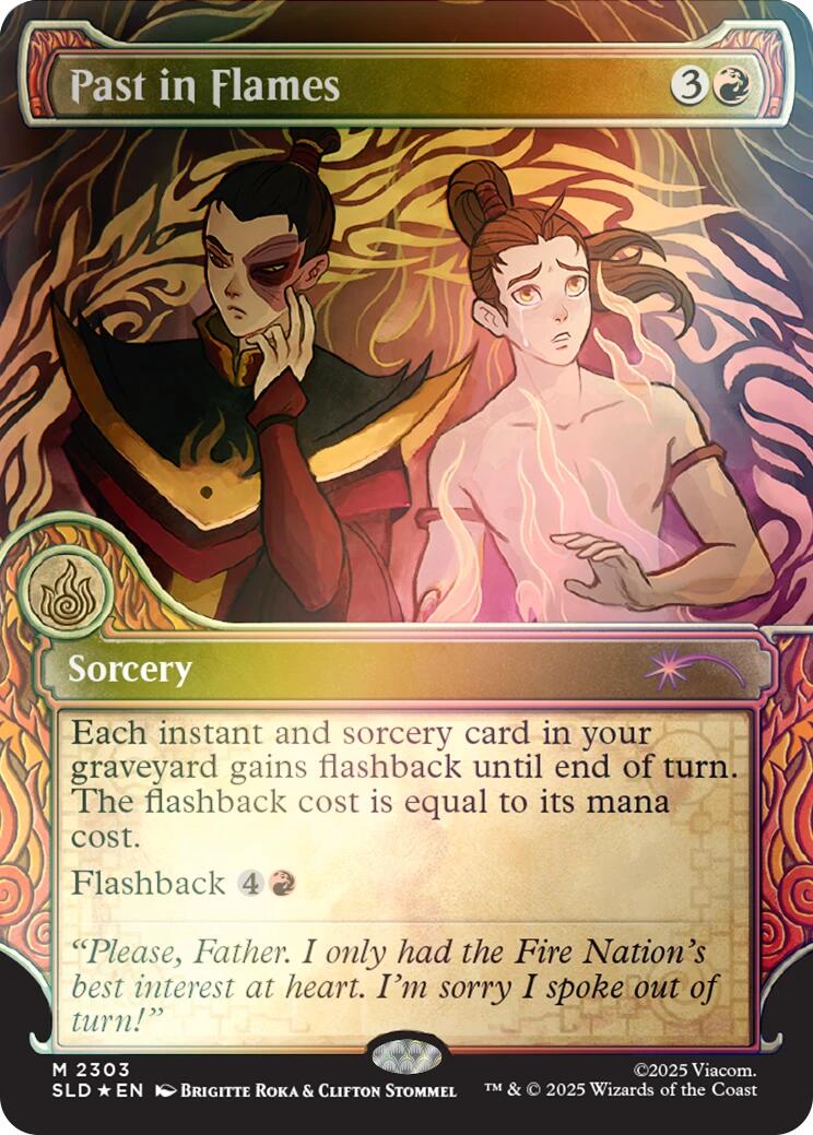 Past in Flames (Rainbow Foil) [Secret Lair Drop Series] | Empire Gaming NC