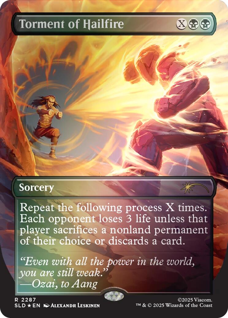 Torment of Hailfire (2287) (Rainbow Foil) [Secret Lair Drop Series] | Empire Gaming NC