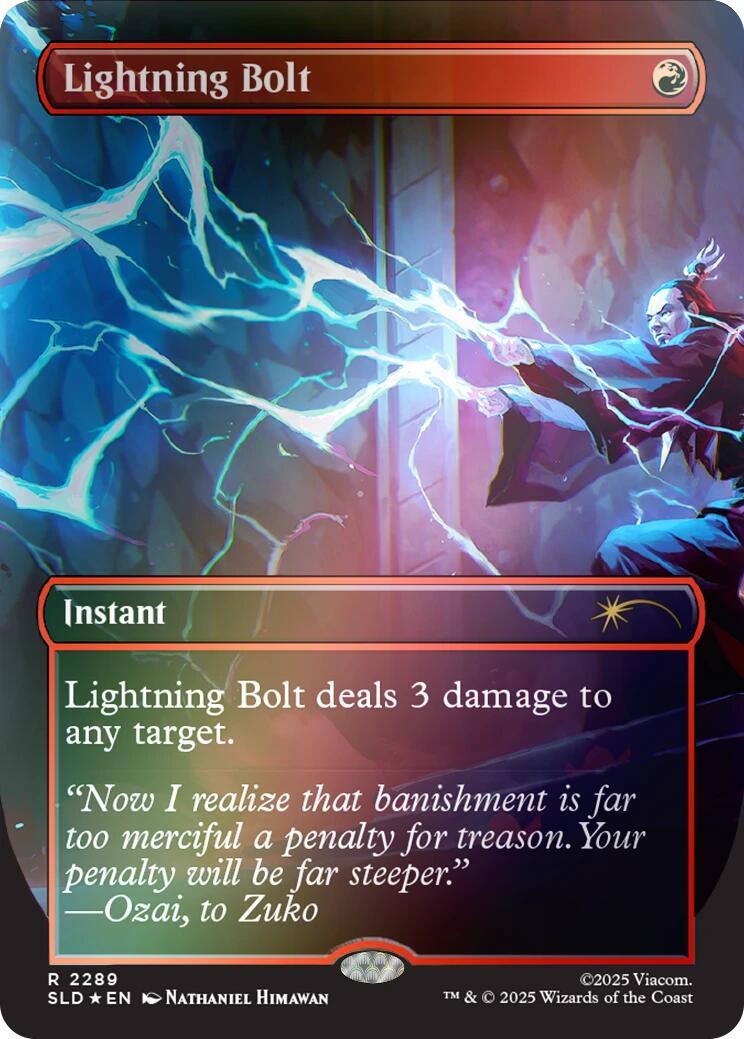 Lightning Bolt (2289) (Rainbow Foil) [Secret Lair Drop Series] | Empire Gaming NC